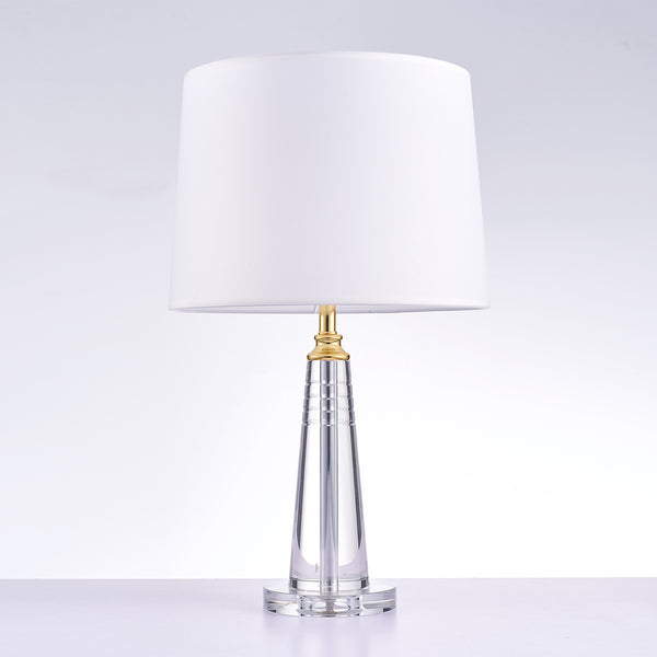 Pasargad Modus Collection Metal & Crystal Table Lamp Lights PMT-10-PASARGAD