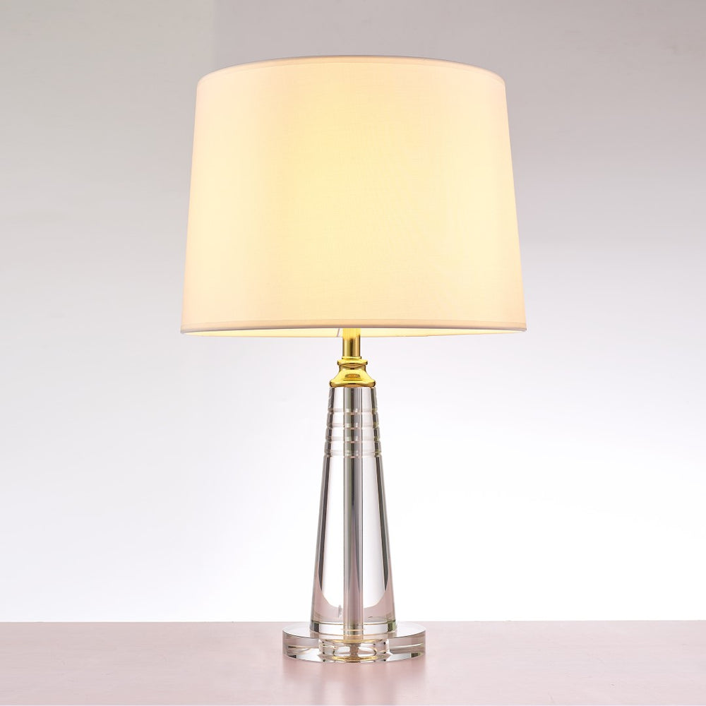 Pasargad Modus Collection Metal & Crystal Table Lamp Lights PMT-10-PASARGAD