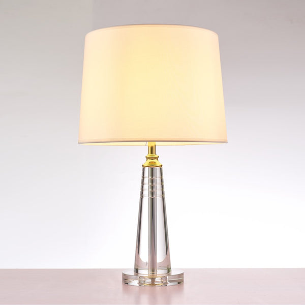 Pasargad Modus Collection Metal & Crystal Table Lamp Lights PMT-10-PASARGAD