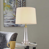 Pasargad Modus Collection Metal & Crystal Table Lamp Lights PMT-10-PASARGAD