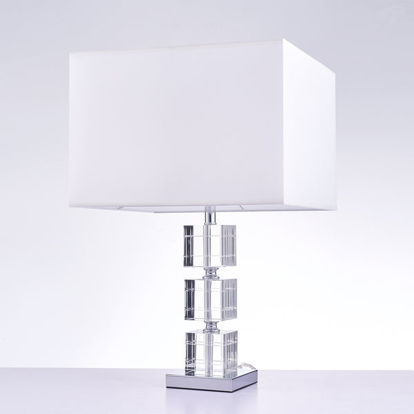 Pasargad Fredo Collection Metal & Crystal Table Lamp Lights PMT-15-PASARGAD
