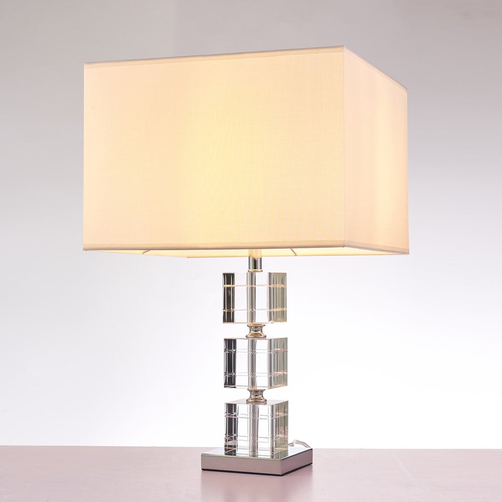 Pasargad Fredo Collection Metal & Crystal Table Lamp Lights PMT-15-PASARGAD