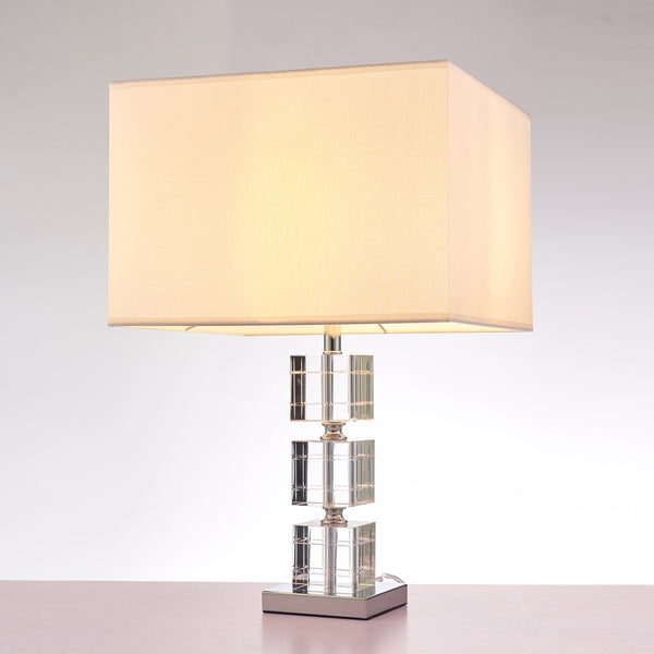 Pasargad Fredo Collection Metal & Crystal Table Lamp Lights PMT-15-PASARGAD