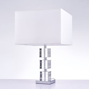 Pasargad Fredo Collection Metal & Crystal Table Lamp Lights PMT-15-PASARGAD
