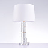 Catalina Collection Metal & Crystal Table Lamp Lights