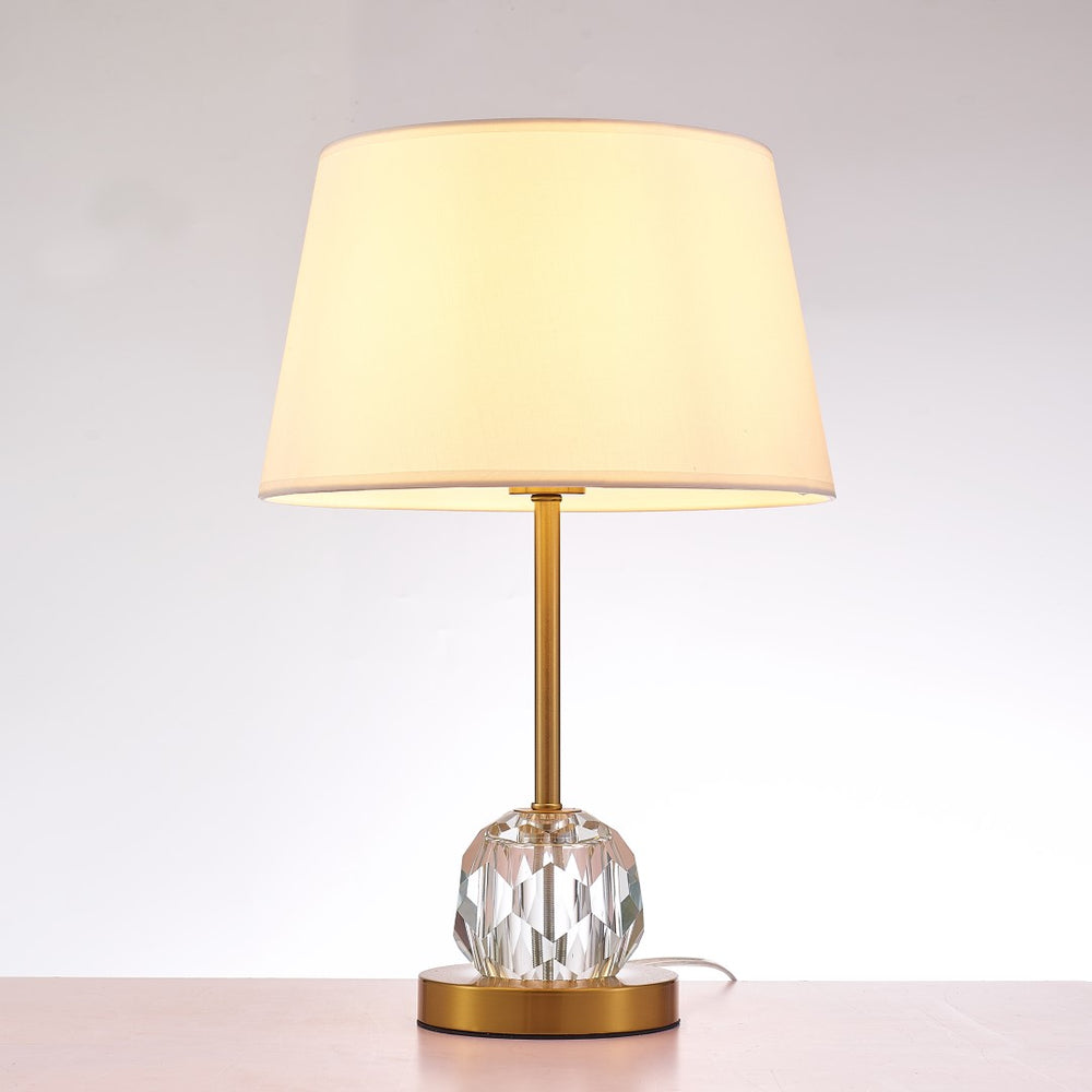 Pasargad Aston Collection Metal & Crystal Table Lamp Lights PMT-19-PASARGAD