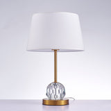 Aston Collection Metal & Crystal Table Lamp Lights