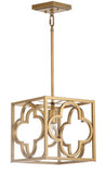 Rabia Pendant Trellis Gold Metal