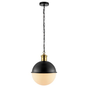 Daylily Pendant Light - Modern Retro Chic Design with Whimsical White Glass Shade for Stylish Interiors