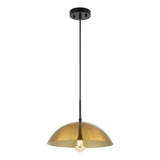 Safavieh Jorden, 14 Inch, Brass/Black, Iron Pendant Brass / Black Metal PND4157A