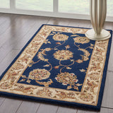 Nourison Nourison 2000 2022 Persian Handmade Tufted Indoor Area Rug Navy 2'6" x 4'3" 99446709455