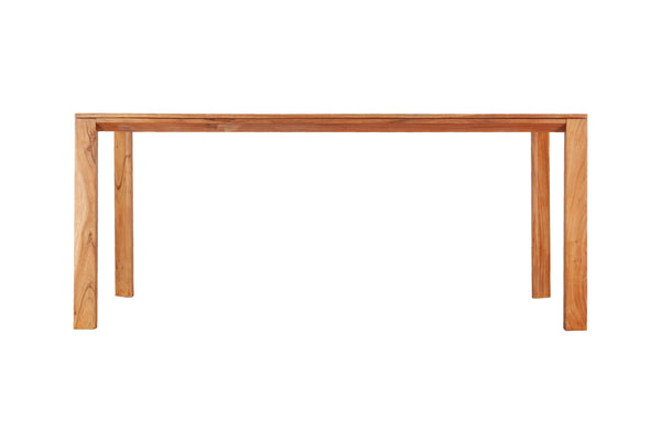 Porter Designs Bauhaus Solid Acacia Wood Modern Dining Table Natural 07-162-01-0170T-KIT