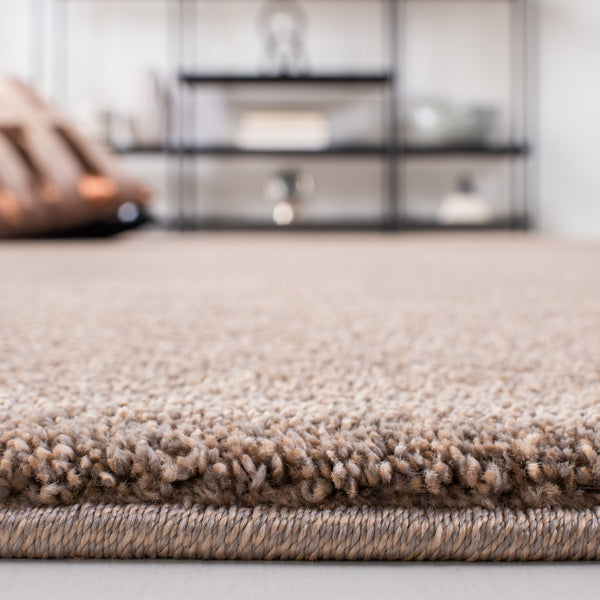 Plain And Solid 300 Plain And Solid 320 Solid & Tonal Power Loomed Polypropylene Pile Rug Taupe