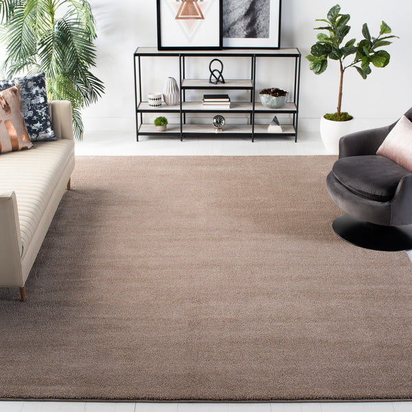 Plain And Solid 300 Plain And Solid 320 Solid & Tonal Power Loomed Polypropylene Pile Rug Taupe