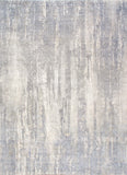 Beverly Collection Hand-Loomed Grey Silk Rug
