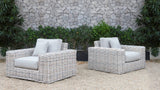 VIG Furniture Renava Portugal - Outdoor Grey Wicker Sofa Set VGATRASF-178-GRY-SET