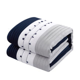 Lainy Navy King 5pc Comforter Set