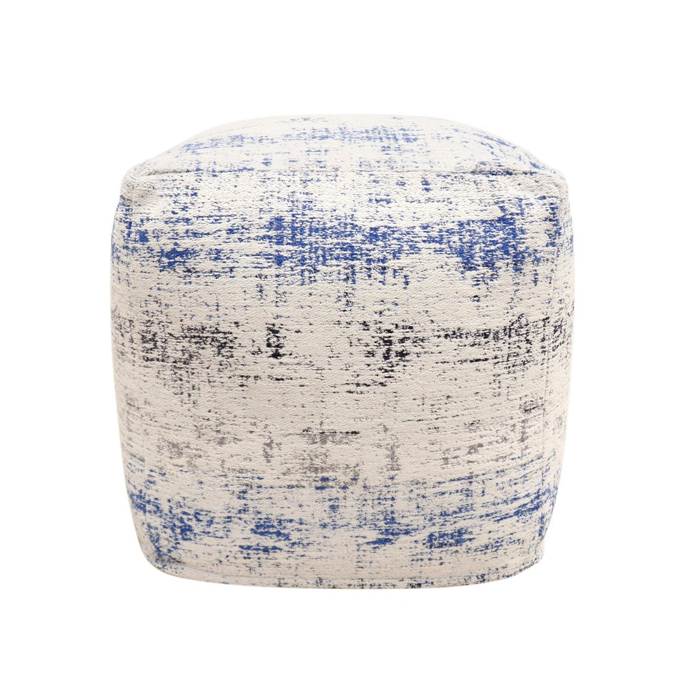 Pasargad Grandcanyon Distressed Cotton Pouf PPF-1332-1-PASARGAD
