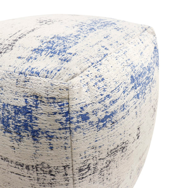 Pasargad Grandcanyon Distressed Cotton Pouf PPF-1332-1-PASARGAD