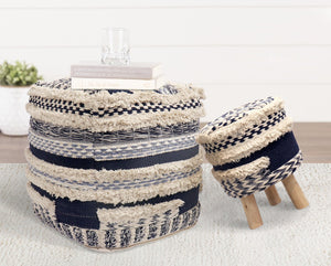 Pasargad Pasargad Grandcanyon Collection Cotton Pouf PPF-149-1-PASARGAD
