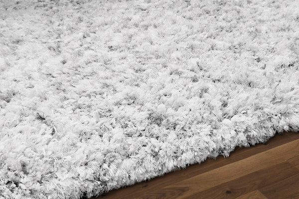 Pasargad Pasargad Paris Shag Collection Hand-Woven Poly & Cotton Shaggy Area Rug PPSR-13121G 5x8-PASARGAD