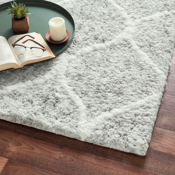 Pasargad Moroccan Collection Hand-Woven Poly and Cotton Area Rug PPSR-17071 9x12-PASARGAD