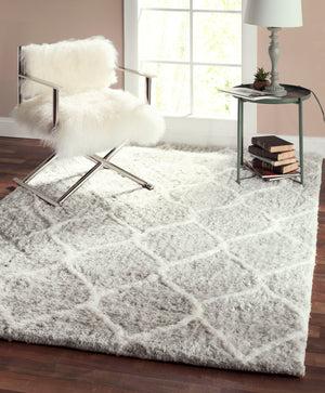 Pasargad Moroccan Collection Hand-Woven Poly and Cotton Area Rug PPSR-17071 9x12-PASARGAD