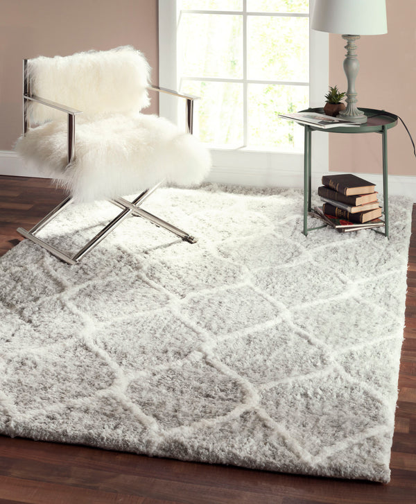 Pasargad Moroccan Collection Hand-Woven Poly and Cotton Area Rug PPSR-17071 9x12-PASARGAD