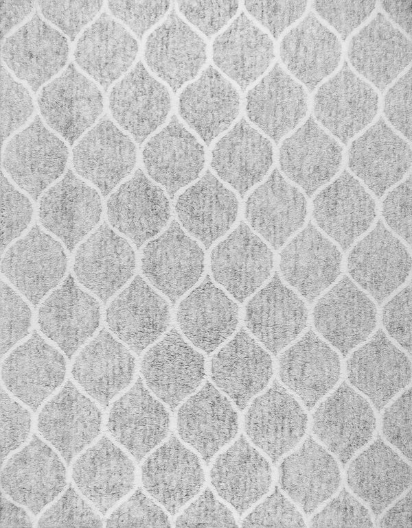 Pasargad Moroccan Collection Hand-Woven Poly and Cotton Area Rug PPSR-17071 9x12-PASARGAD