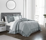 Kensley Grey King 5pc Comforter Set