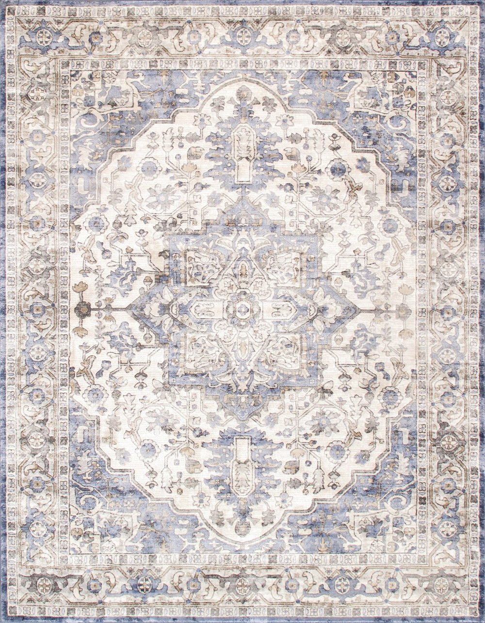 Pasargad Amadeus Medallion Eris Polypropyle Rug PRC-1024 5x7-PASARGAD