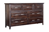 Porter Designs Sonora Solid Sheesham Wood Natural Dresser Gray 04-116-06-3814M