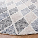 Precious 215 Contemporary Hand Tufted 80% Wool, 20% Cotton Rug Blue / Beige