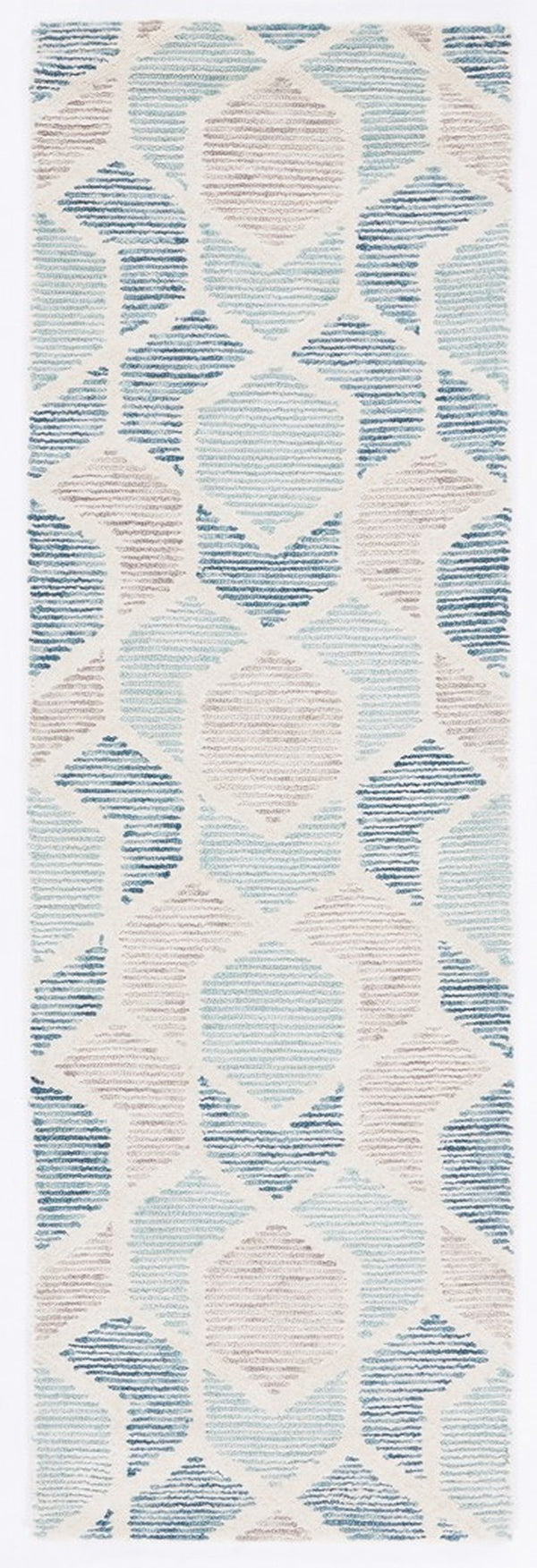 Precious 217 Hand Tufted 80% Wool, 20% Cotton Contemporary Rug Turquoise 80% Wool, 20% Cotton PRE217K-9