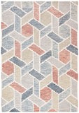 Precious 221 Hand Tufted 80% Wool, 20% Cotton Contemporary Rug Blue / Rust 80% Wool, 20% Cotton PRE221M-9