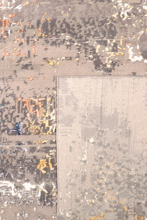 Pasargad Modern Collection Hand-Loomed Silk & Wool Area Rug PRJ-22 9X12-PASARGAD