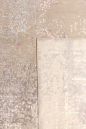 Pasargad Modern Collection Hand-Loomed Silk & Wool Area Rug PRJ-4 8x10-PASARGAD