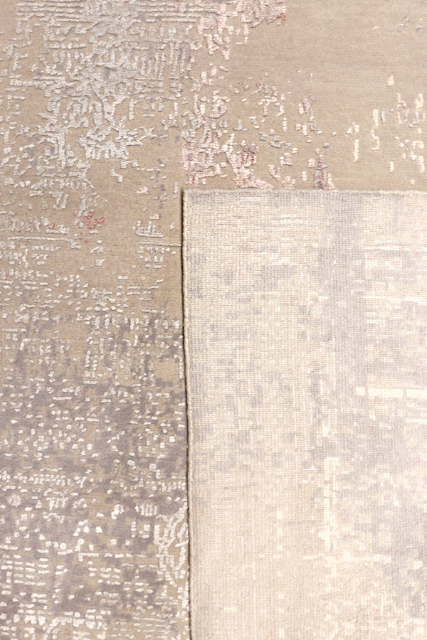 Pasargad Modern Collection Hand-Loomed Silk & Wool Area Rug PRJ-4 8x10-PASARGAD