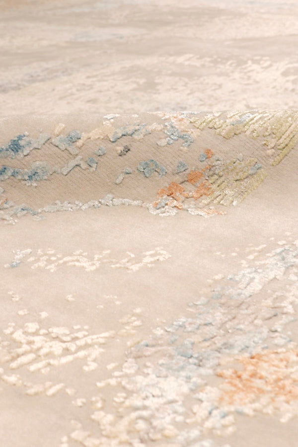 Pasargad Modern Collection Hand-Loomed Silk & Wool Area Rug PRJ-8 9X12-PASARGAD