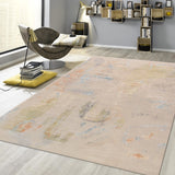 Pasargad Modern Collection Hand-Loomed Silk & Wool Area Rug PRJ-8 9X12-PASARGAD