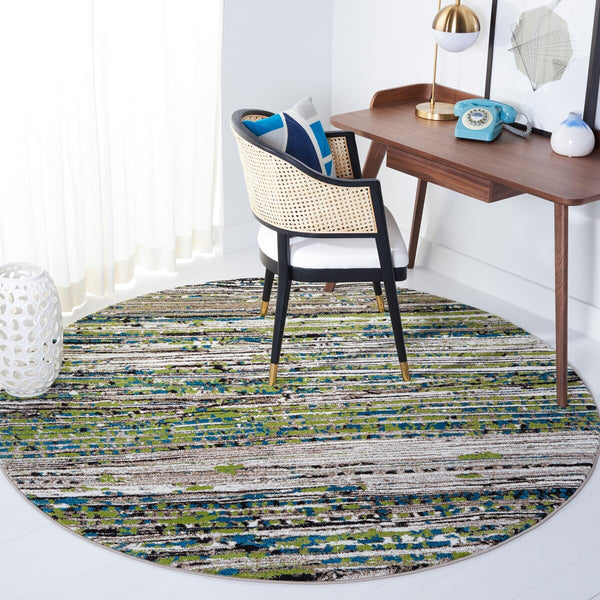 Safavieh Porcello 6944 Power Loomed Polypropylene Contemporary Rug PRL6944L-8SQ