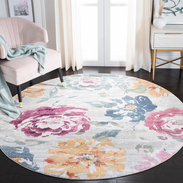 Safavieh Porcello 997 Power Loomed 80% Polypropylene + 20% Polyester Country & Floral Rug PRL997F-9