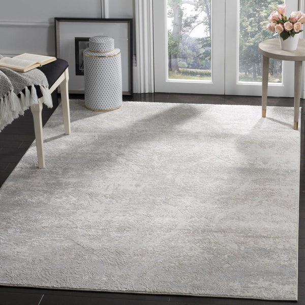Safavieh Princeton 715 Power Loomed 65% Polyester Pile 12% Cotton 10% Viscose 9.5 % warp yarn 3.5%latex Rug PRN715G-24