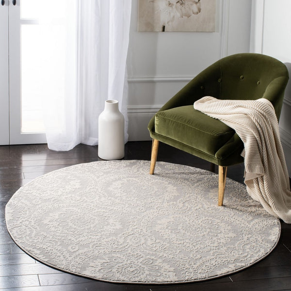 Safavieh Princeton 717 Power Loomed 65% Polyester Pile 12% Cotton 10% Viscose 9.5 % warp yarn 3.5%latex Rug PRN717G-24