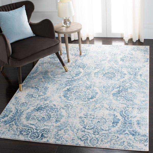 Safavieh Princeton 717 Power Loomed 65% Polyester Pile 12% Cotton 10% Viscose 9.5 % warp yarn 3.5%latex Rug PRN717M-24