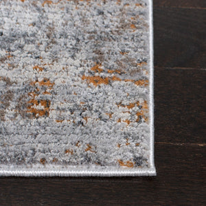 Princeton 858  Power Loomed Polyester Shrink & Viscose Rug Grey