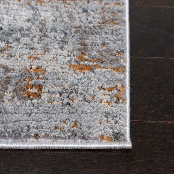 Princeton 858  Power Loomed Polyester Shrink & Viscose Rug Grey