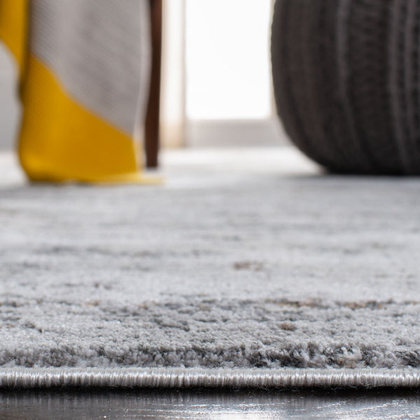 Princeton 858  Power Loomed Polyester Shrink & Viscose Rug Grey