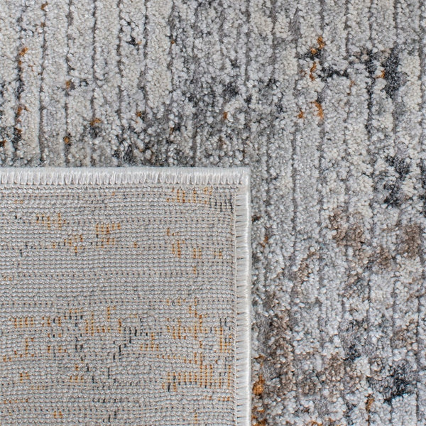 Princeton 858  Power Loomed Polyester Shrink & Viscose Rug Grey