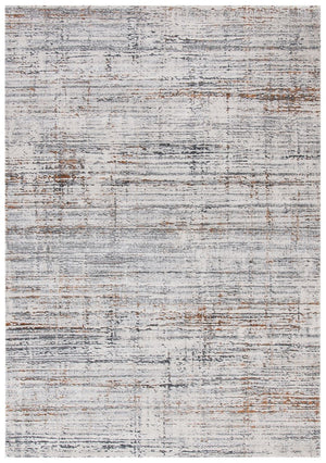 Princeton 858  Power Loomed Polyester Shrink & Viscose Rug Cream / Grey